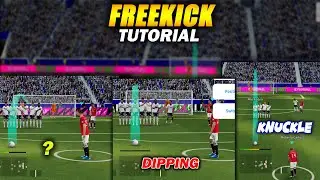Freekick Tutorial eFootball 2026 With Handcam | Dipping and knuckle | Easy Trick