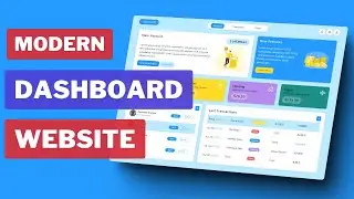 Responsive Website using HTML and CSS only | Admin Dashboard Website