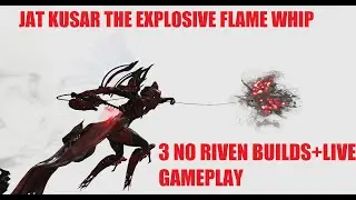 RED CRIT UNDERGROUND KING Jat Kusar 3 AMAZING Builds/Live Gameplay l Warframe The Scarlet Spear