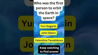 Space Race Trivia: The First Human in Orbit | YouTube Shorts Quiz