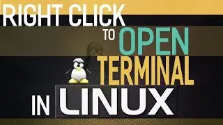 Right Click to open Terminal in Specific Directory in linux ubuntu