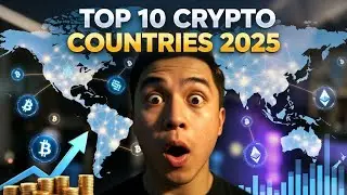 Top 10 Crypto Countries 2025 🌍📊 Global Adoption Explained || #crypto #blockchain @Blockchainooz