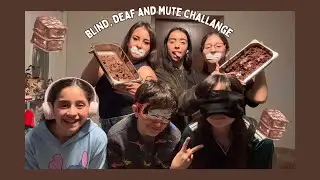 Los primos Valverde: Blind, Deaf and mute challenge ( we made brownies)