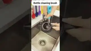 *Long Handle Steel Wire Bottle Cleaning Brush for Narrow Neck Containers, Bottle, Vase, Glassware