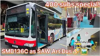 [400 subs special - Next Stop: Together!] Part 1:  SMB136C as Singapore Art Week (SAW) Art Bus 2026