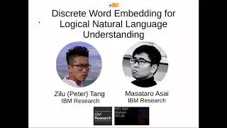 Discrete Word Embedding for Logical Natural Language Understanding