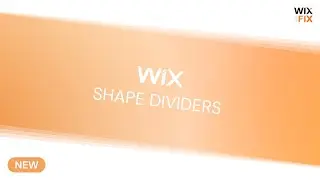 How to Use Shape Dividers in Wix | Wix Fix