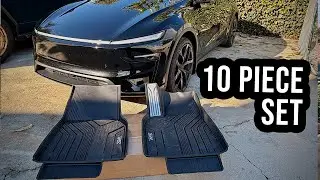Best All Weather Floor Mat Set for Model Y Performance (3W All Weather Floor Mats)
