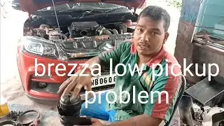 vitara brezza low pickup problem || brezza diesel filter change and air bleeding process#brezza