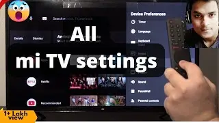 best mi TV Settings | display, sound, input, apps...