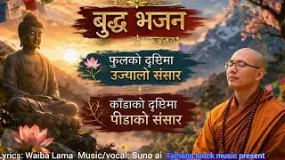 Phoolko Dristima Ujyalo Sansara Buddhist Song @waibalama077@suno बुद्ध भजन 