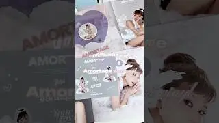 unboxing : Jisoo&rsquo;s 「AMORTAGE」 heart vinyl 💜 #kpop #jisoo #amortage #vinyl