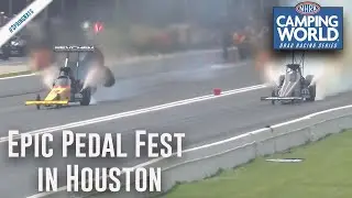 Epic pedal fest between Shawn Langdon and Leah Pruett