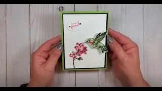 Hello Friend Hummingbird Card