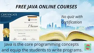 Online Free Java Course | Educba Certification | Courses for all students