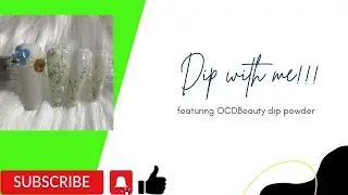 Dip With Me using OCDBeauty dip powder #beginnerfriendly #dipnails #dipwithme