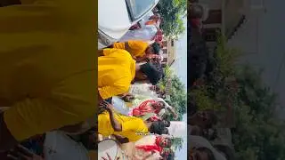 Oggu Ravi grand welcome in Tharnikal village #beerlaprasad #subscribe #ogguravi #chukkasathaiah