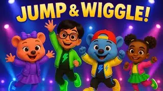 Kids Party Dance Song | Jump and Wiggle | Fun & High Energy Movement | KydzTunes