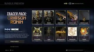 🧧CRIMSON R&Oslash;NIN TRACER 🎋BUNDLE PACK‼️ (zen) Ronin skin/ (Stat Of War) Handgun🔥| Ronin (Charm)‼️