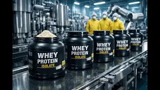 Inside the Whey Protein Factory | From Milk to Muscle Powder (Full Process) ✅ #shorts
