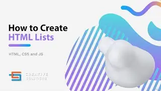 HTML Tutorial: How to Create HTML Lists | HTML Crash Course | Beginner to Advance