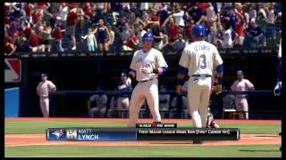 MLB 15: The Show - M. Lynch's First MLB Hit is a Two Run Homer (Road To The Show)