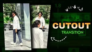 cutout transition capcut | trending transition capcut | Instagram trending reels editing | 💀
