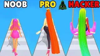 NOOB V/S PRO V/S HACKER In Hair Challenge 😲😳 