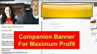 Companion Banner On Instream & Refining the Campaigns For Max Profit