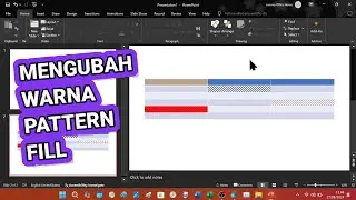 Cara Mengubah Warna Pattern Fill di Microsoft Powerpoint (PPT)