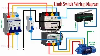 Limit switch connection in DOL starter | Limit Switch Wiring Connection Diagram | EEE Tutors