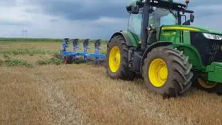 ДЪЛБОКА ОРАН с John Deere 7250R -Lemken Europal 9 N100 PLOUGHING