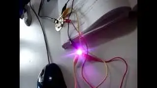 Flora GPS LED Blinking