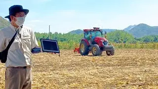 Robot Tractor YANMAR YT5113 แทรกเตอร์ไร้คนขับ ควบคุมด้วยแทปเลท