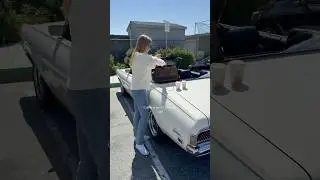 Coffee to-go and California ride on a vintage cabrio? #shortstrending