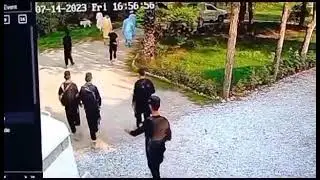 CCTV footage of police raid on PTI worker house. #cctv #humanrights  #unitednations #imrankhan #pti