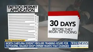 North Carolina has no required training hours to become a tattooing artist. We asked why.