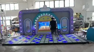 LED dancing floor games for indoor playground