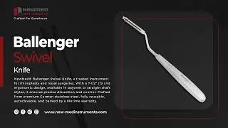 NewMed&reg; Ballenger Swivel Knife | Precision Rhinoplasty Surgical Instrument