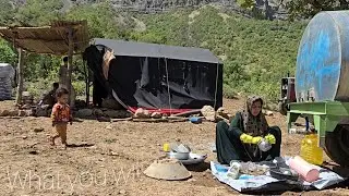 The harsh nomadic life in the mountains; no electricity, no facilities, just trying to survive.