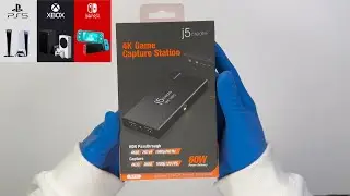 J5 Create 4K Game Capture Station - Unboxing (Gameplay)