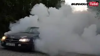 Opel Omega 3.2 V6 (Z32SE) 3rd gear Burnout
