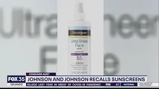 Johnson and Johnson recalls sunscreens