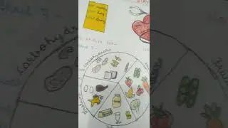 poster on healthy food with slogans