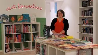 Ça y est! Enfin! J'ouvre la librairie! 