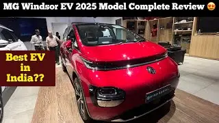 MG Windsor EV 2025 Full Review | Range, Price, Features | Best Electric Car in India? #carreview 