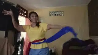 Latihan tari rejang anyar