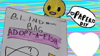 Blind bag mini adopt a fish #Paperdiy #blind bag #ASMR