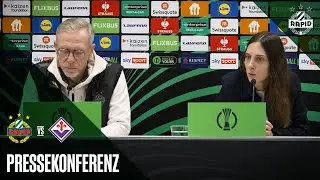 Pressekonferenz nach dem Spiel gegen Fiorentina