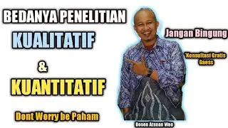 Beda kualitatif dengan kuantitatif